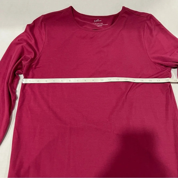 J.Jill Raspberry Fit Twist Back Tunic Medium Petite - Picture 9 of 9